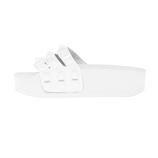 Beyaz Platform Terlik