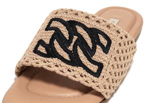 Açık Kahve Örgü Terlik