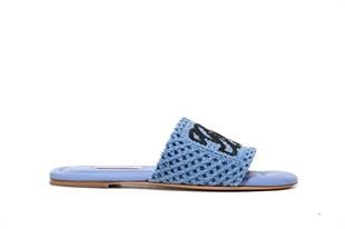 Hasır Denim Terlik