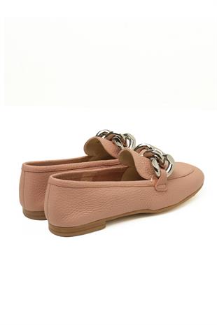 Pembe Zincir Tokalı Kadın Makosen