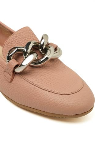 Pembe Zincir Tokalı Kadın Makosen