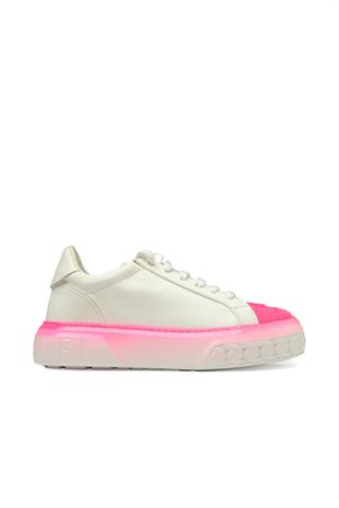 Platform Taban Pembe Degrade Geçişli Kadın Sneaker