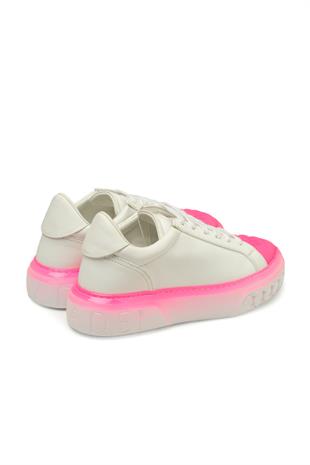 Platform Taban Pembe Degrade Geçişli Kadın Sneaker