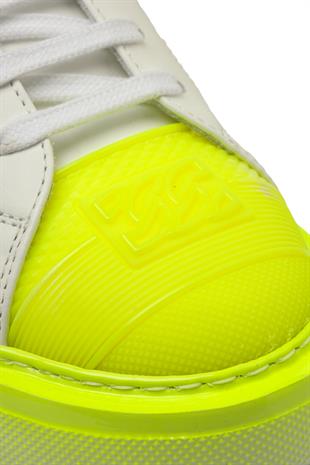 Platform Taban Sarı Degrade Geçişli Kadın Sneaker