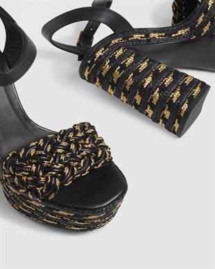 Anne Gold Detaylı Topuklu Espadril