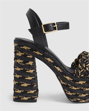 Anne Gold Detaylı Topuklu Espadril