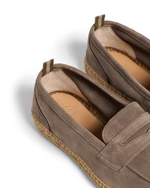 Kahverengi Süet Erkek Espadril