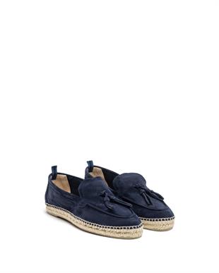 Lacivert Süet Espadril