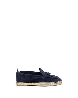 Lacivert Süet Espadril