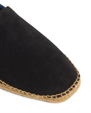 Pablo Siyah Süet Espadril
