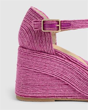 Trini Pembe Dolgu Topuklu Espadril