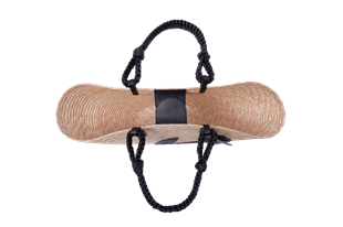 Çiçek Figürlü Hasır Çanta