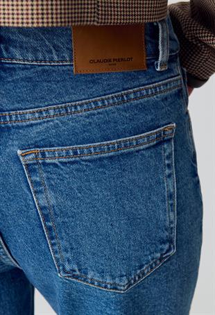 Düz Paça Jean Pantolon