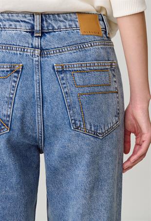 Düz Paça Jean Pantolon