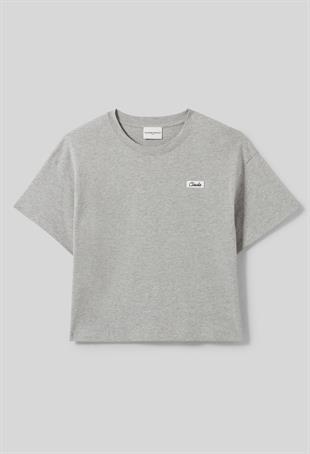 Logo Detaylı Pamuk Oversize T-shirt