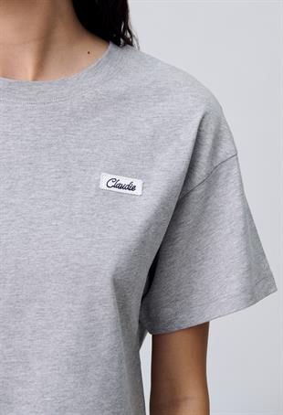 Logo Detaylı Pamuk Oversize T-shirt