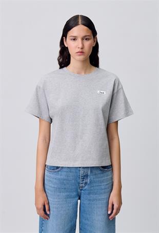 Logo Detaylı Pamuk Oversize T-shirt