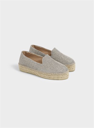 Silver Espadril
