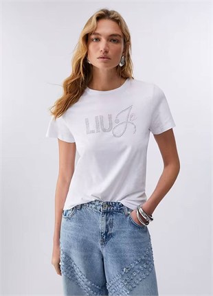 Taş İşlemeli T-shirt