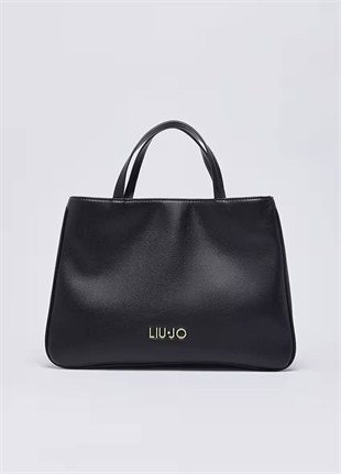Siyah Orta Boy Satchel Çanta