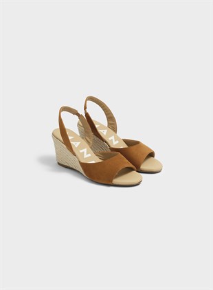 Süet Topuklu Espadril