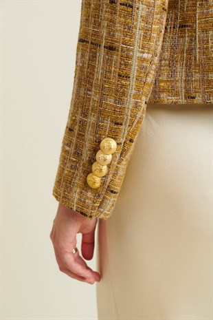 Kahverengi Tüvit Ceket