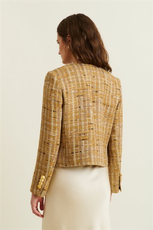 Kahverengi Tüvit Ceket