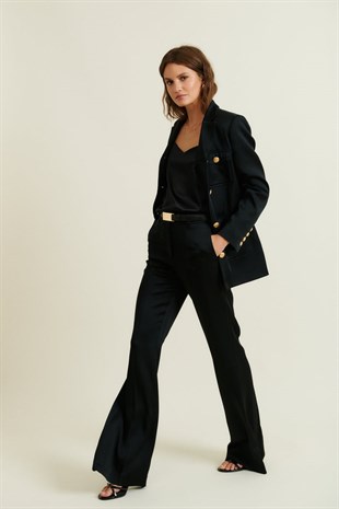 Siyah Dar Kesim Ceket