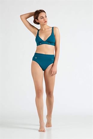 D.NU.D Yüksek Bel Mavi Bikini Altı