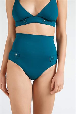 D.NU.D Yüksek Bel Mavi Bikini Altı