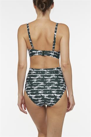 Desenli Yüksek Bel Bikini Altı