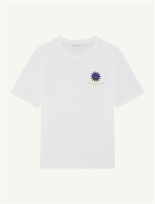 Desenli Kısa Kollu T-shirt