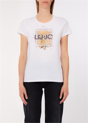 Basklılı T-shirt