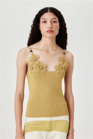Floral Triko Top
