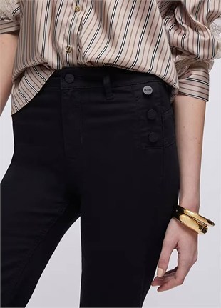 Siyah Flare Pantolon