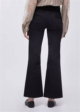 Siyah Flare Pantolon