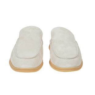 Bej Arkası Açık Loafer