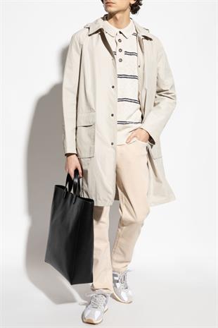 Bej Pamuk Düz Paça Pantolon