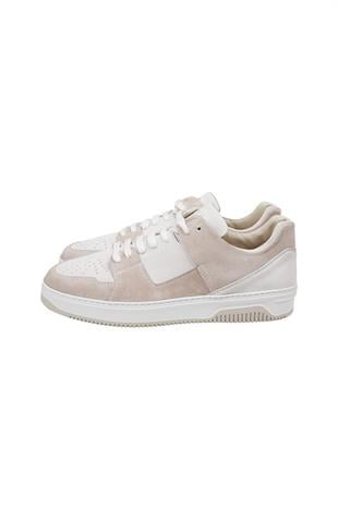 Bej Süet Geçişli Erkek Sneaker