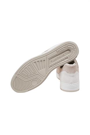 Bej Süet Geçişli Erkek Sneaker