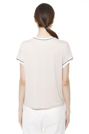 Gümüş Biyeli Kadın T-shirt