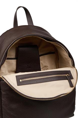 Kahverengi Deri Sırt Çantası