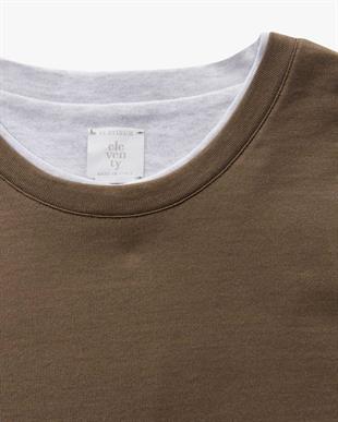 Kahverengi Erkek Pamuk T-shirt