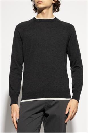 Kontrast Renkli Yün Triko