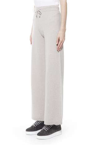 Triko Geniş Paça Pantolon