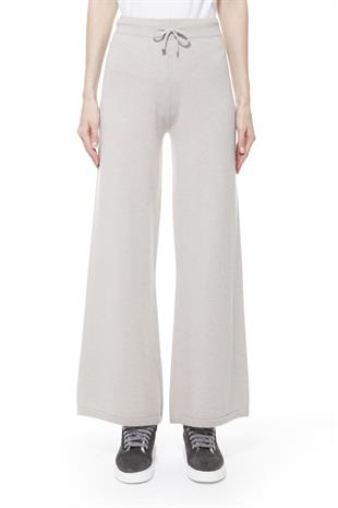 Triko Geniş Paça Pantolon