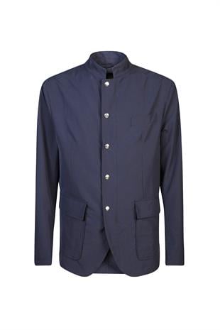 Yün Karışımlı Hakim Yaka Ceket