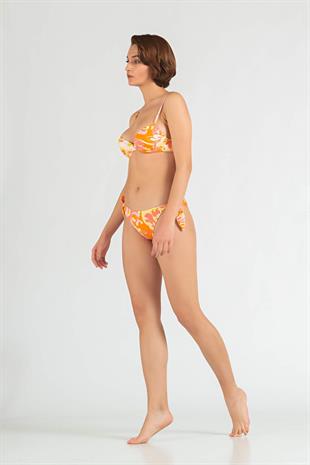 EMILIO PUCCI Sabit Askılı Balenli Bikini Üstü