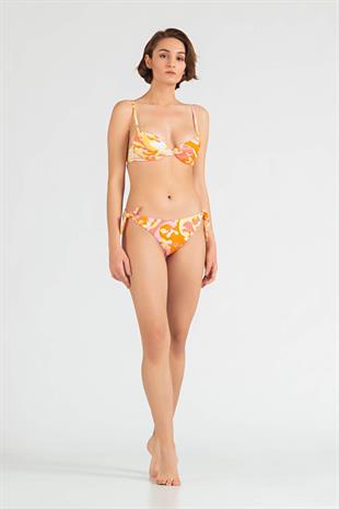 EMILIO PUCCI Sabit Askılı Balenli Bikini Üstü