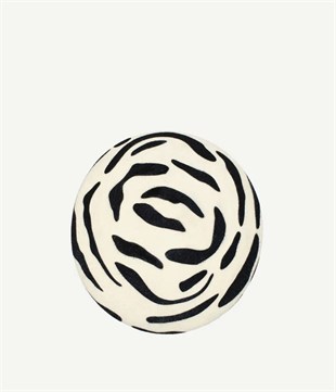 Zebra Desenli Yün Şapka